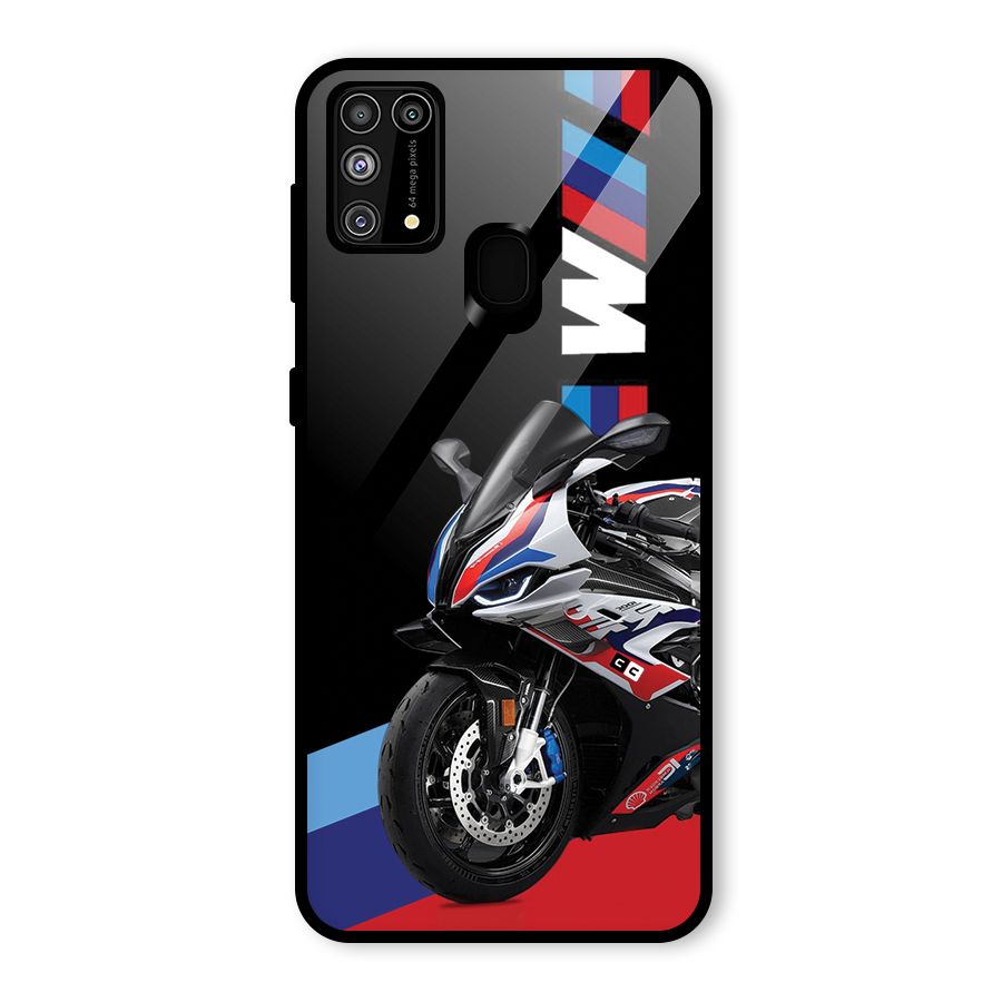 SuperBike Stance Glass Back Case for Galaxy M31