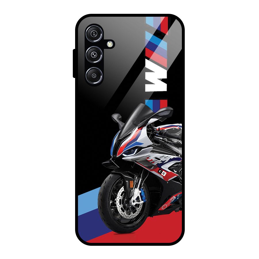 SuperBike Stance Glass Back Case for Galaxy M34 5G