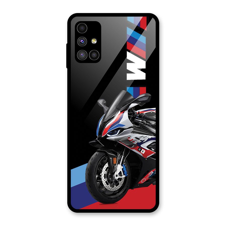 SuperBike Stance Glass Back Case for Galaxy M51