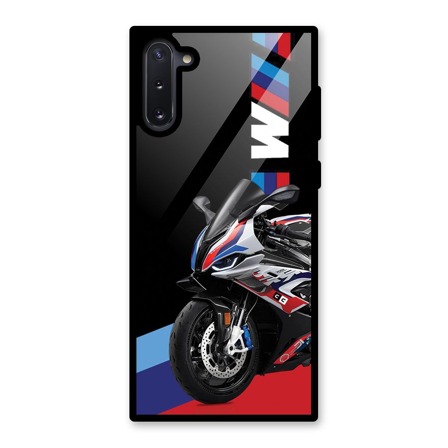SuperBike Stance Glass Back Case for Galaxy Note 10