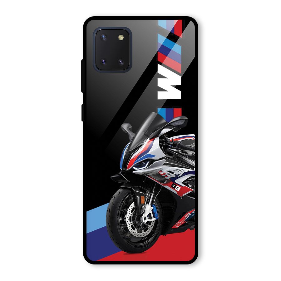 SuperBike Stance Glass Back Case for Galaxy Note 10 Lite
