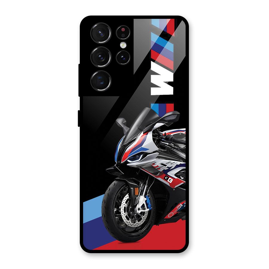 SuperBike Stance Glass Back Case for Galaxy S21 Ultra 5G