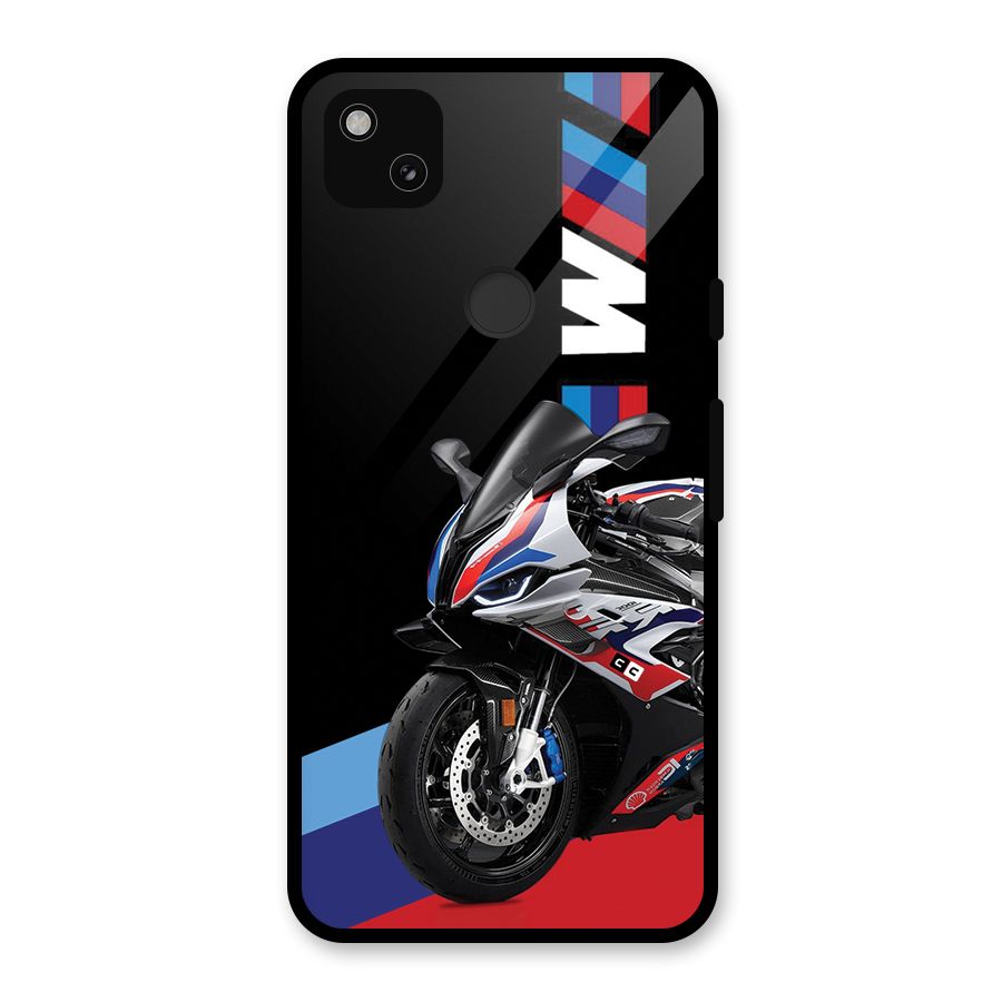 SuperBike Stance Glass Back Case for Google Pixel 4a