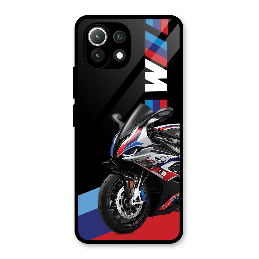 SuperBike Stance Glass Back Case for Mi 11 Lite