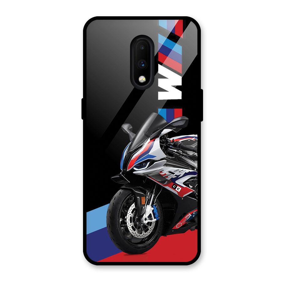 SuperBike Stance Glass Back Case for OnePlus 7
