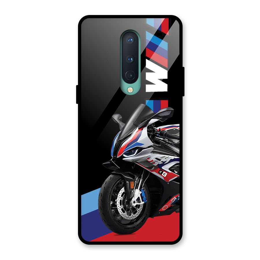 SuperBike Stance Glass Back Case for OnePlus 8