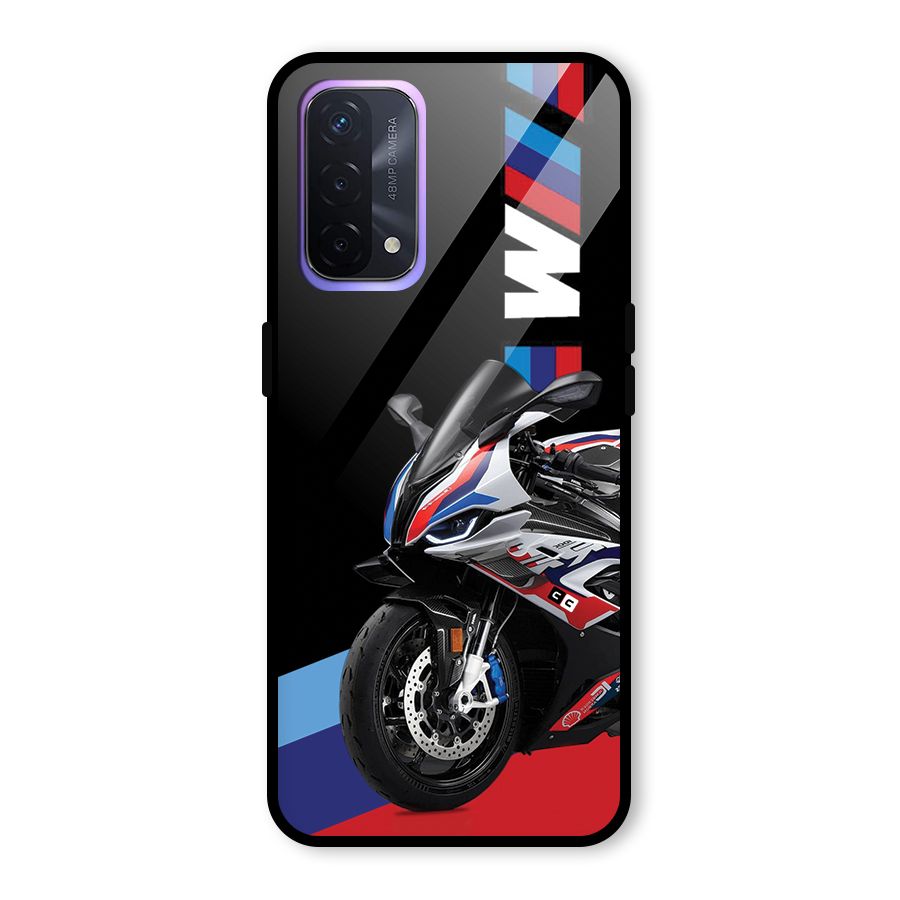 SuperBike Stance Glass Back Case for Oppo A74 5G