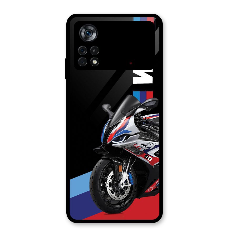 SuperBike Stance Glass Back Case for Poco X4 Pro 5G
