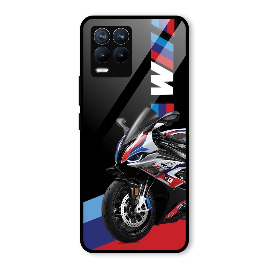 SuperBike Stance Glass Back Case for Realme 8