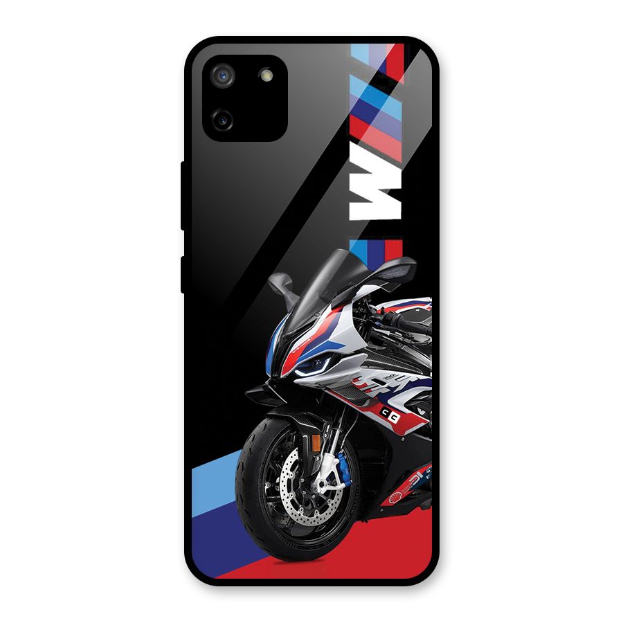 SuperBike Stance Glass Back Case for Realme C11