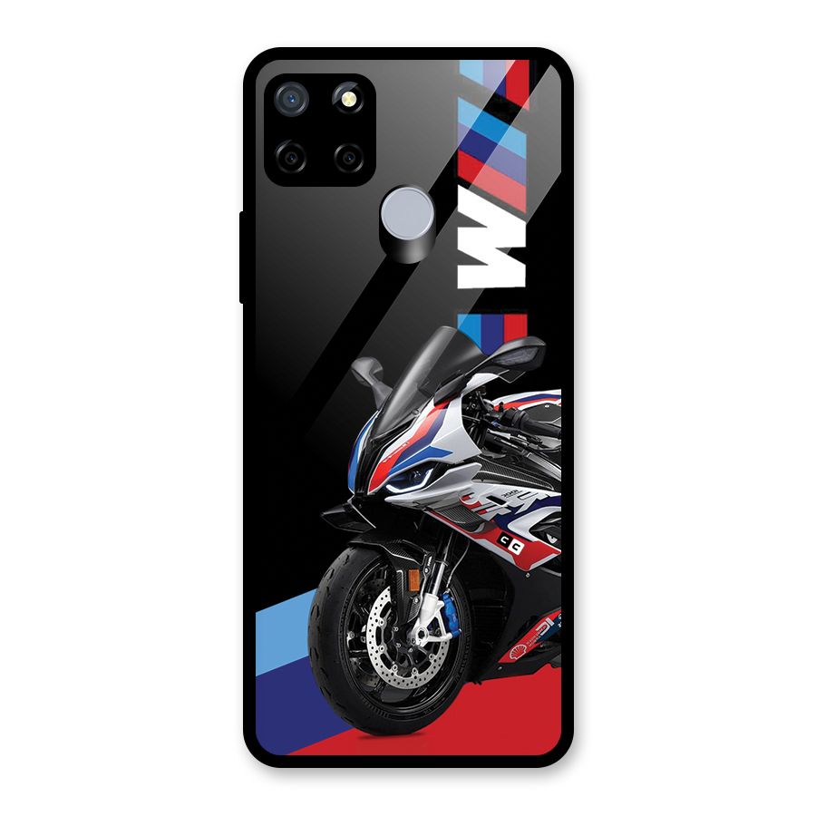 SuperBike Stance Glass Back Case for Realme Narzo 20