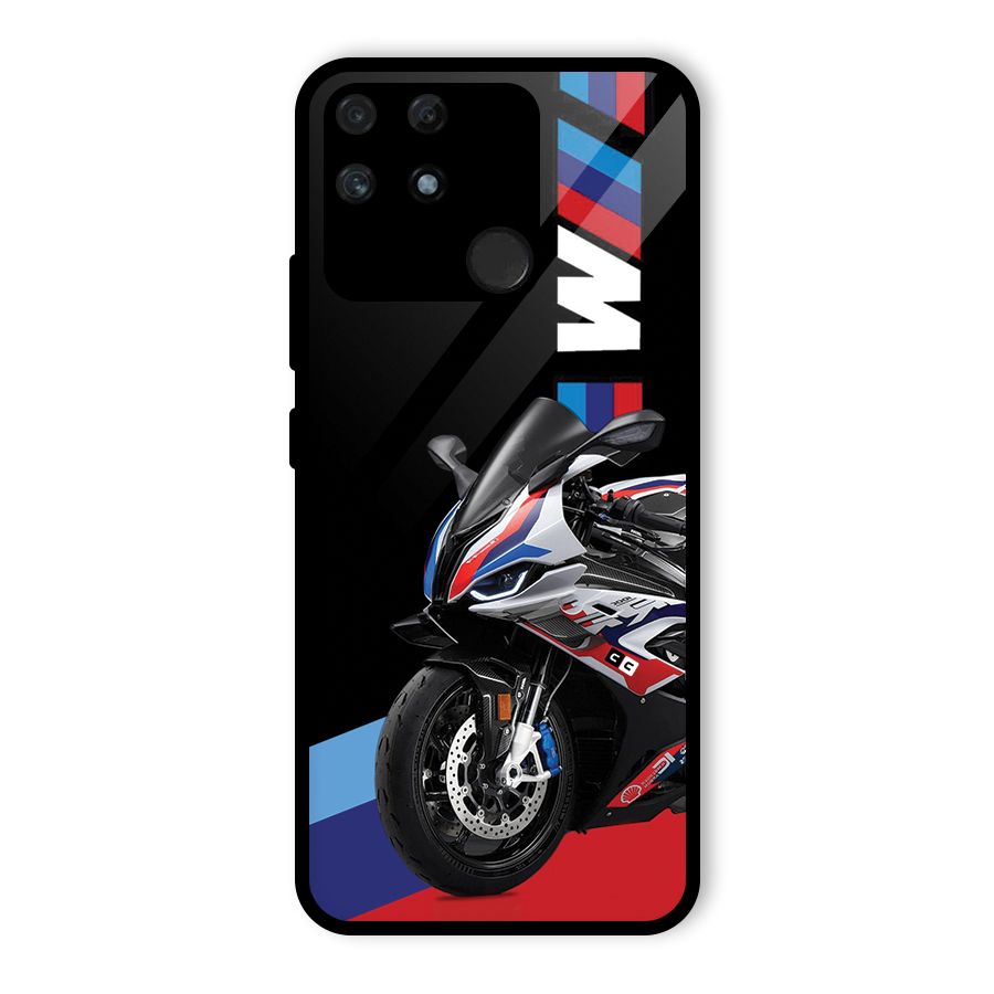 SuperBike Stance Glass Back Case for Realme Narzo 50A