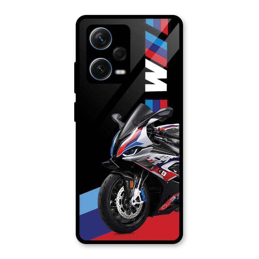 SuperBike Stance Glass Back Case for Redmi Note 12 Pro Plus 5G