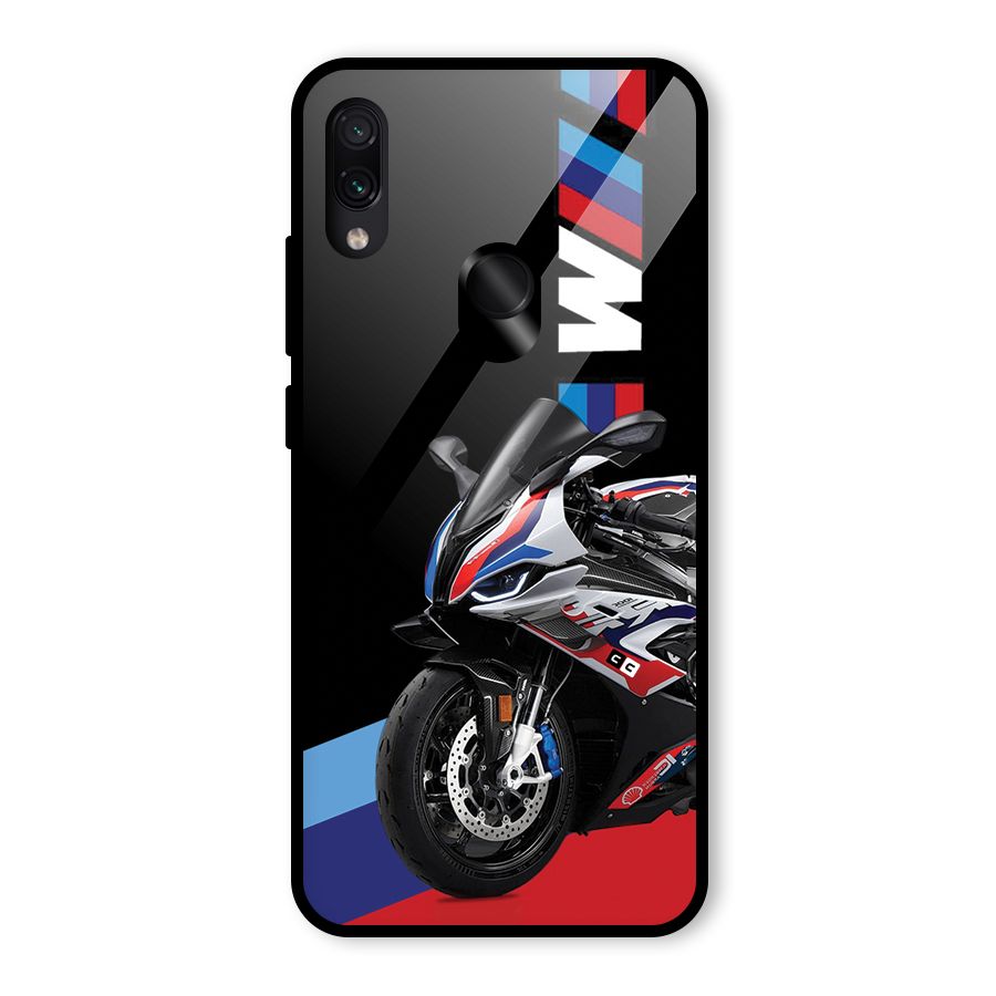 SuperBike Stance Glass Back Case for Redmi Note 7 Pro