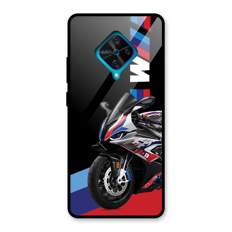 SuperBike Stance Glass Back Case for Vivo S1 Pro