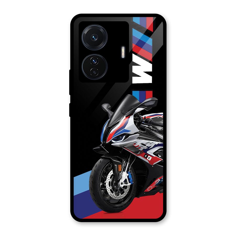 SuperBike Stance Glass Back Case for Vivo T1 Pro