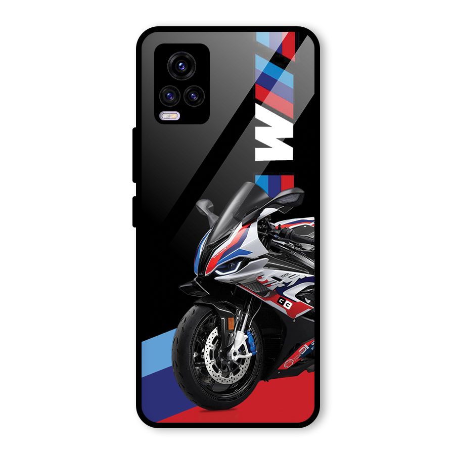SuperBike Stance Glass Back Case for Vivo V20 2021
