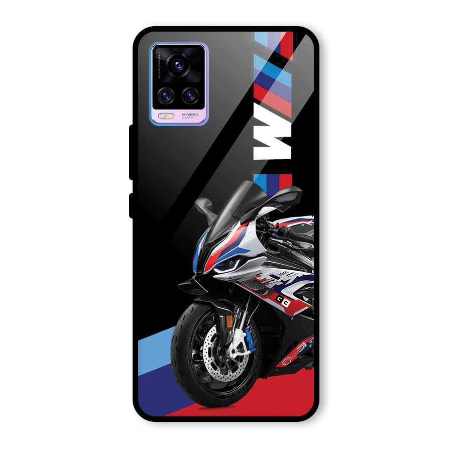 SuperBike Stance Glass Back Case for Vivo V20 Pro