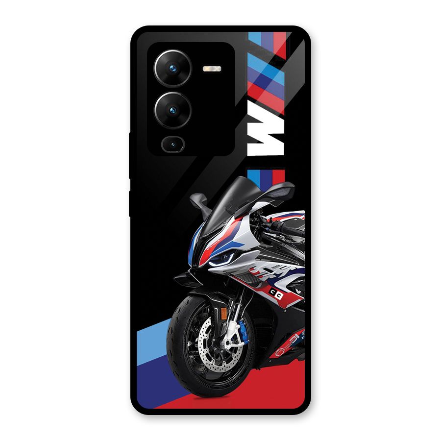 SuperBike Stance Glass Back Case for Vivo V25 Pro