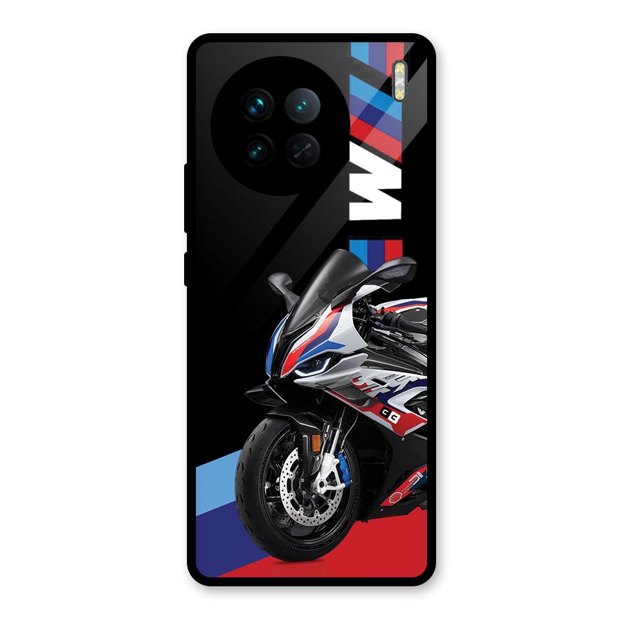SuperBike Stance Glass Back Case for Vivo X90