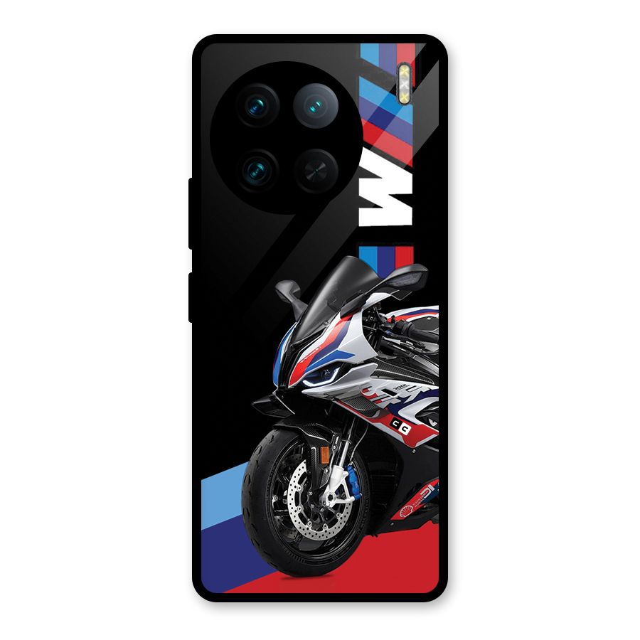 SuperBike Stance Glass Back Case for Vivo X90 Pro