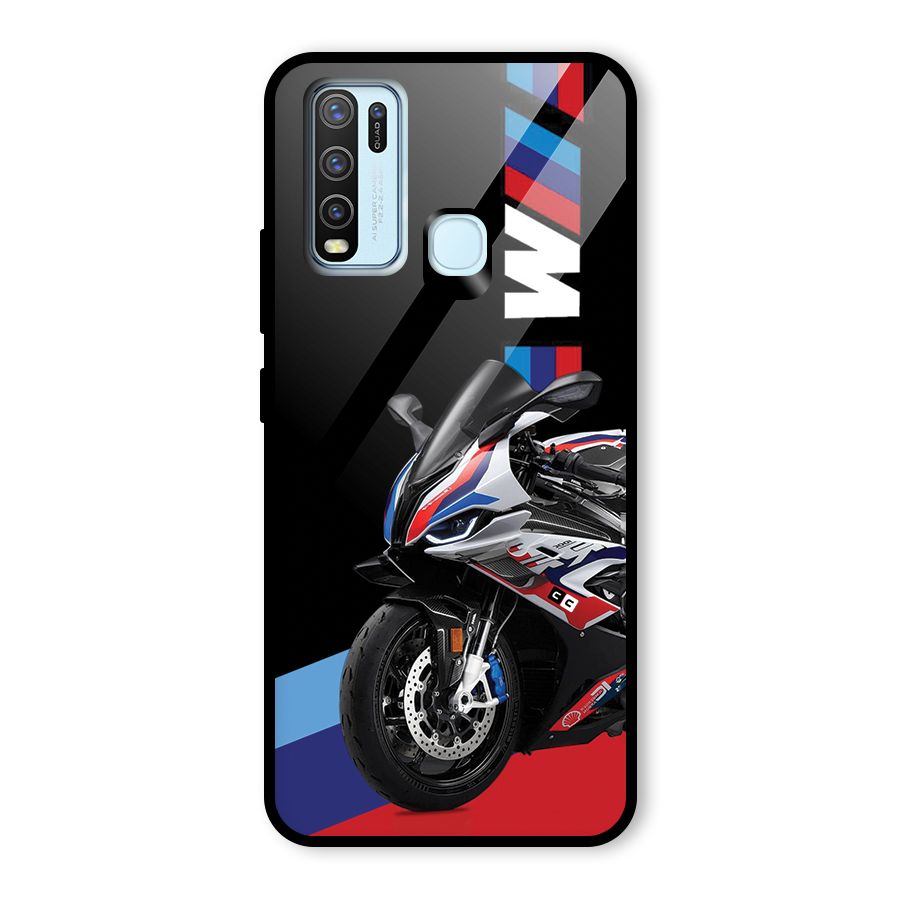SuperBike Stance Glass Back Case for Vivo Y30