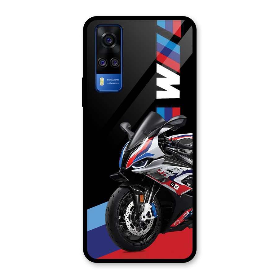 SuperBike Stance Glass Back Case for Vivo Y31