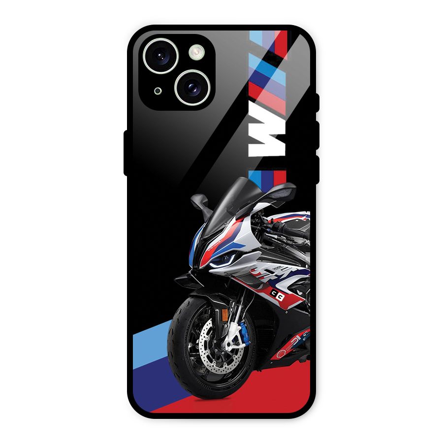 SuperBike Stance Glass Back Case for iPhone 15 Plus
