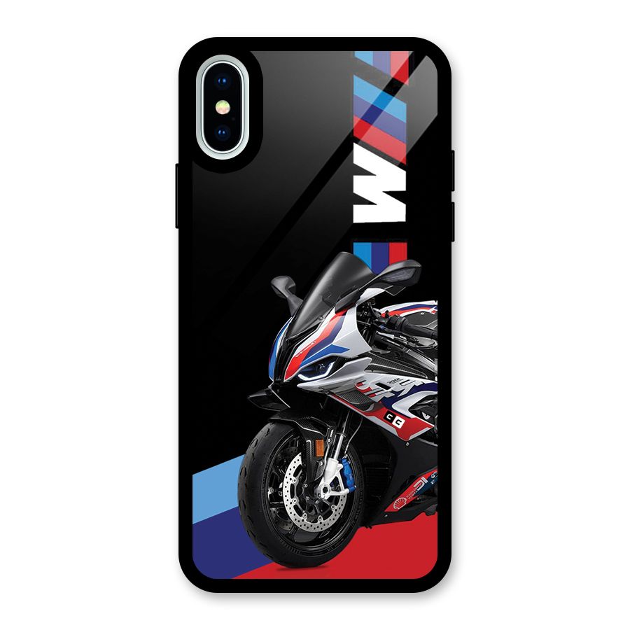 SuperBike Stance Glass Back Case for iPhone X