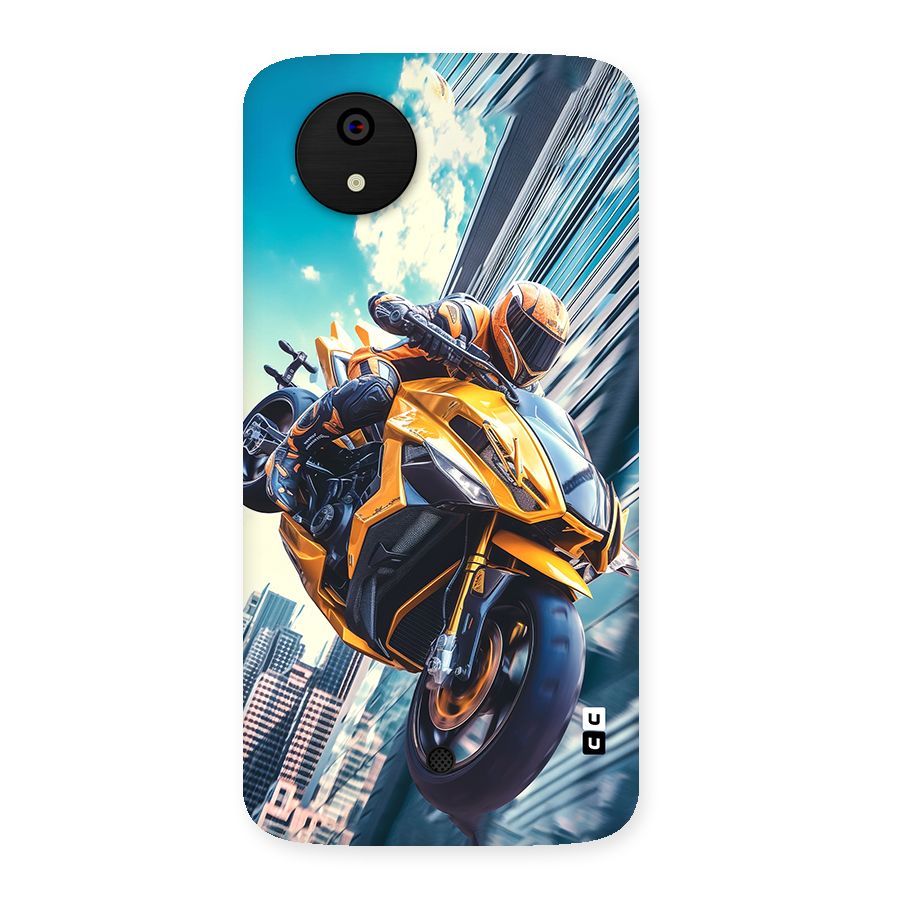 Super Bike Falling Back Case for Canvas A1  AQ4501
