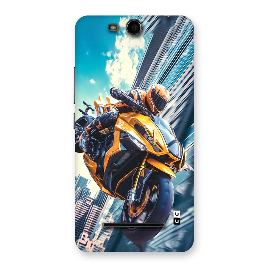 Super Bike Falling Back Case for Canvas Juice 3 Q392