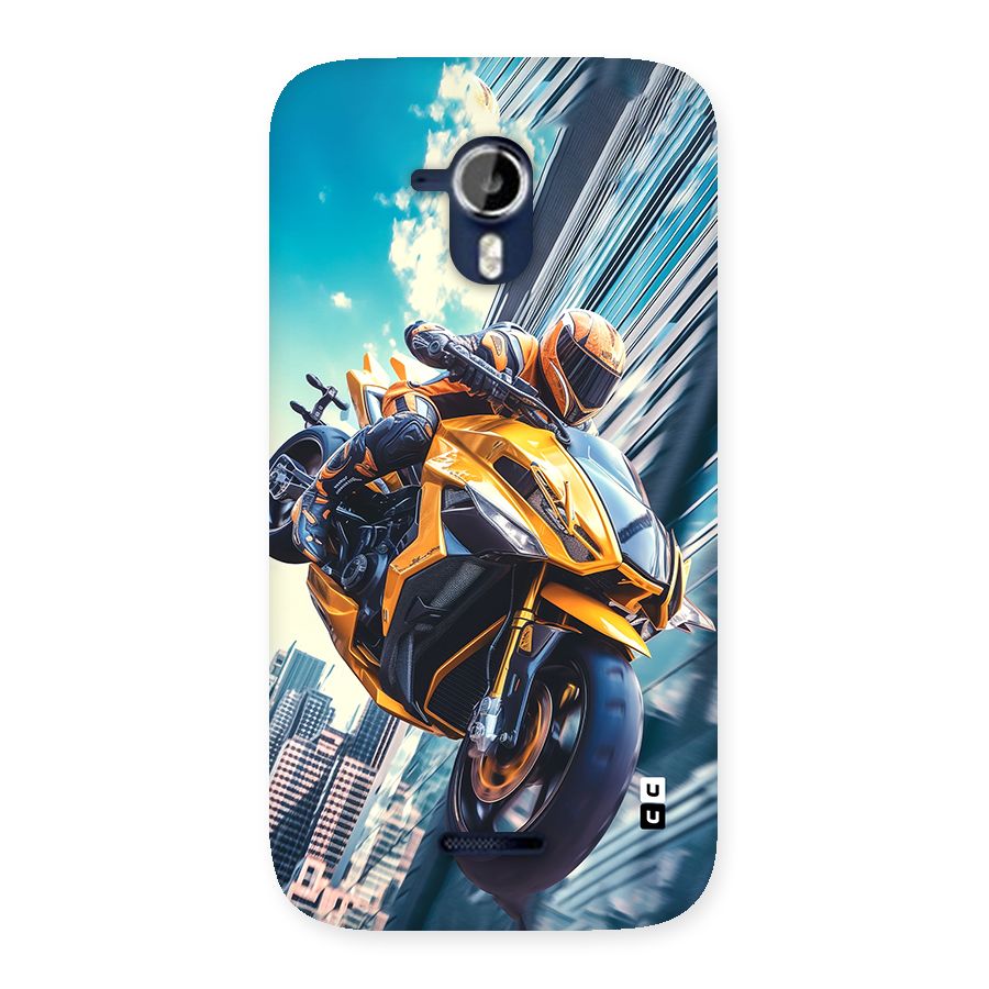 Super Bike Falling Back Case for Canvas Magnus A117