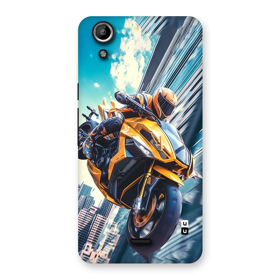 Super Bike Falling Back Case for Canvas Selfie Lens Q345