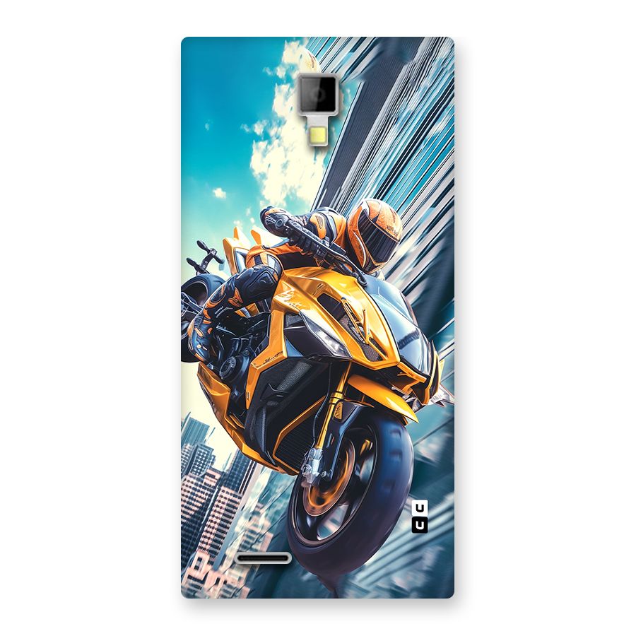 Super Bike Falling Back Case for Canvas Xpress A99