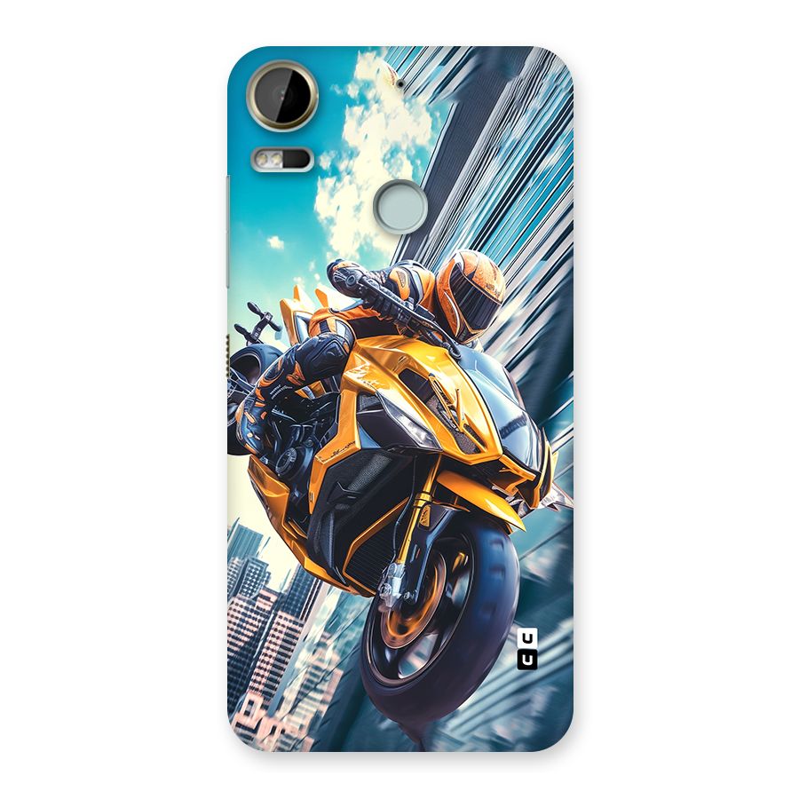 Super Bike Falling Back Case for Desire 10 Pro