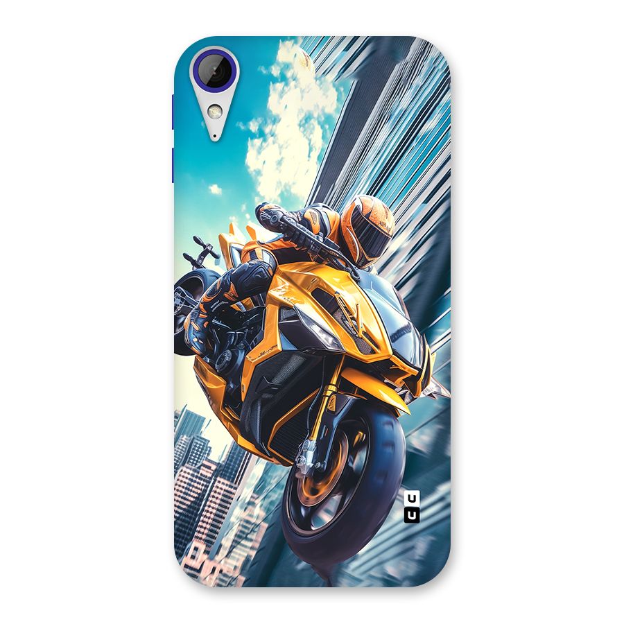 Super Bike Falling Back Case for Desire 830