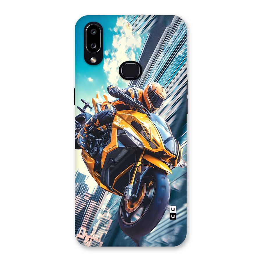 Super Bike Falling Back Case for Galaxy A10s