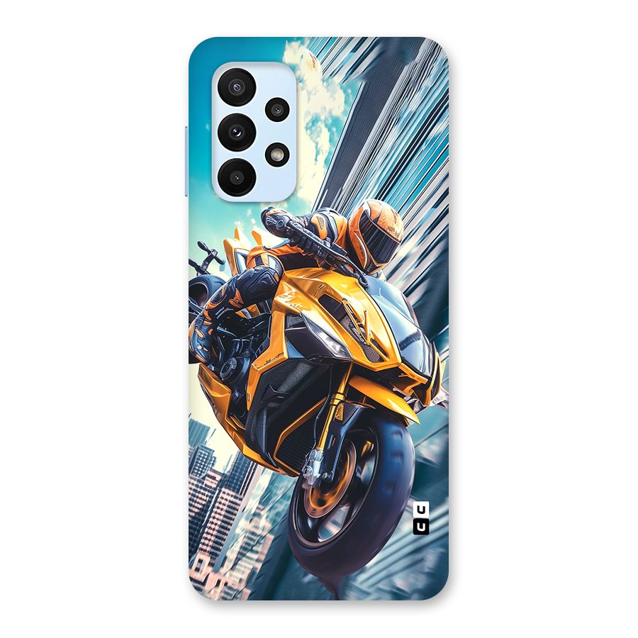Super Bike Falling Back Case for Galaxy A23