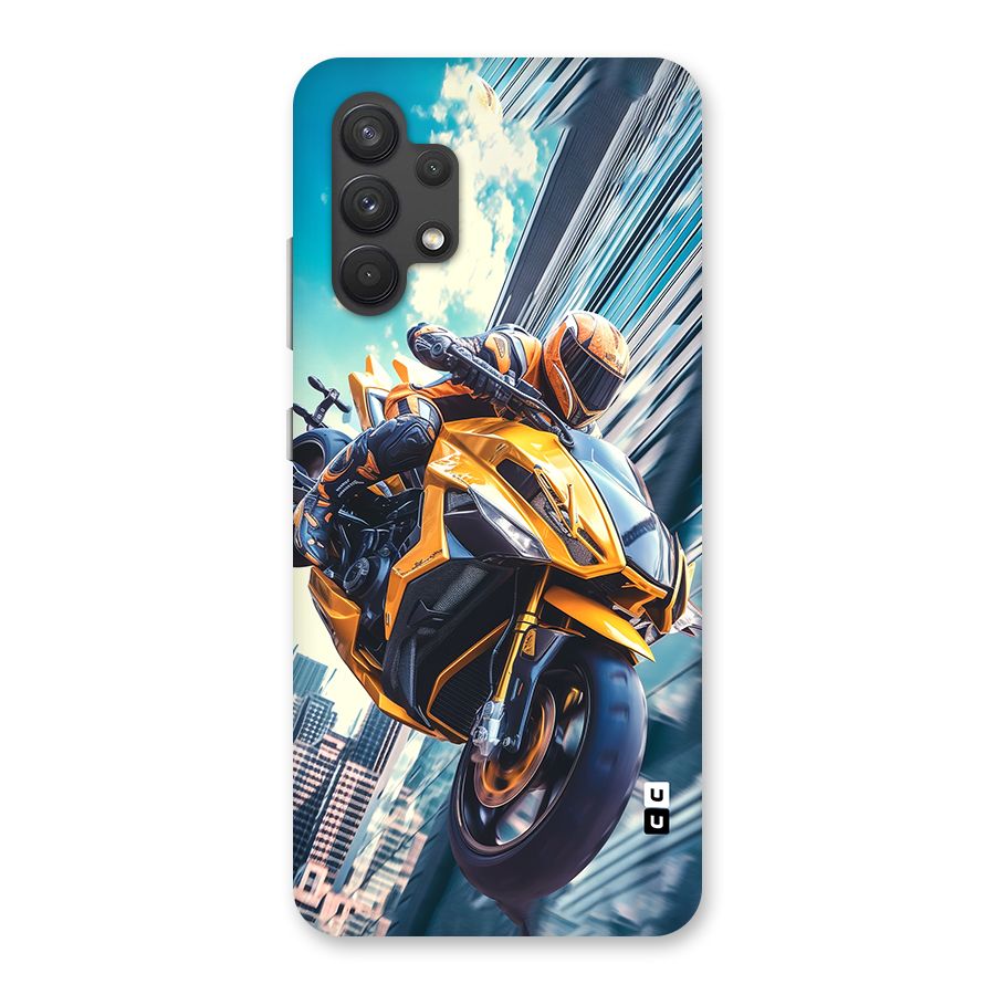 Super Bike Falling Back Case for Galaxy A32