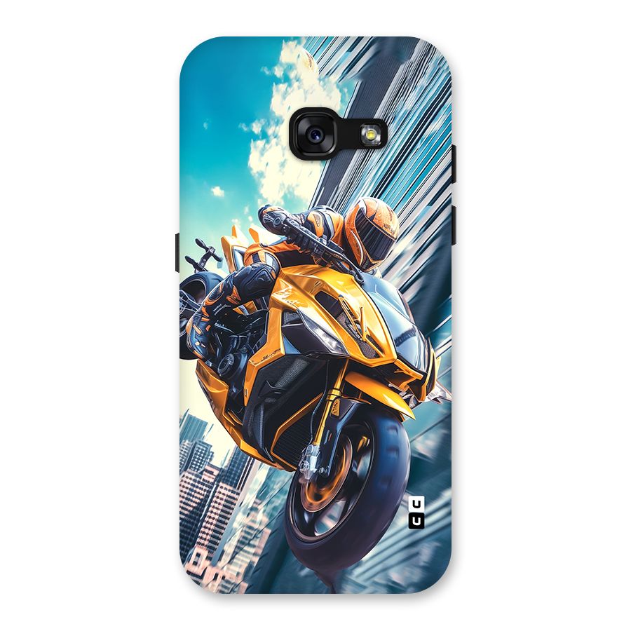 Super Bike Falling Back Case for Galaxy A3 (2017)