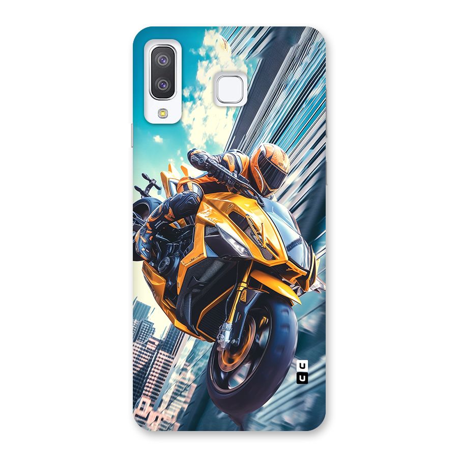Super Bike Falling Back Case for Galaxy A8 Star