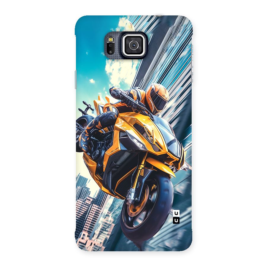 Super Bike Falling Back Case for Galaxy Alpha