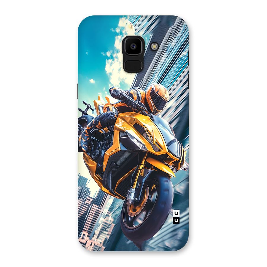 Super Bike Falling Back Case for Galaxy J6
