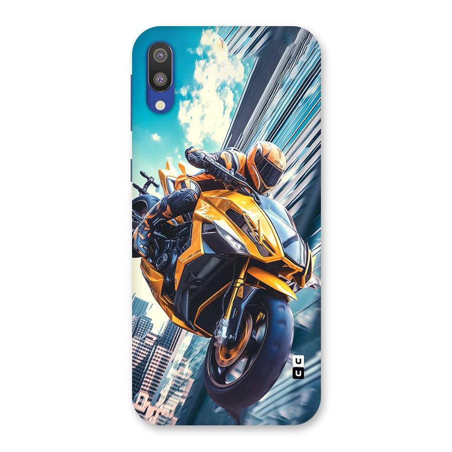 Super Bike Falling Back Case for Galaxy M10
