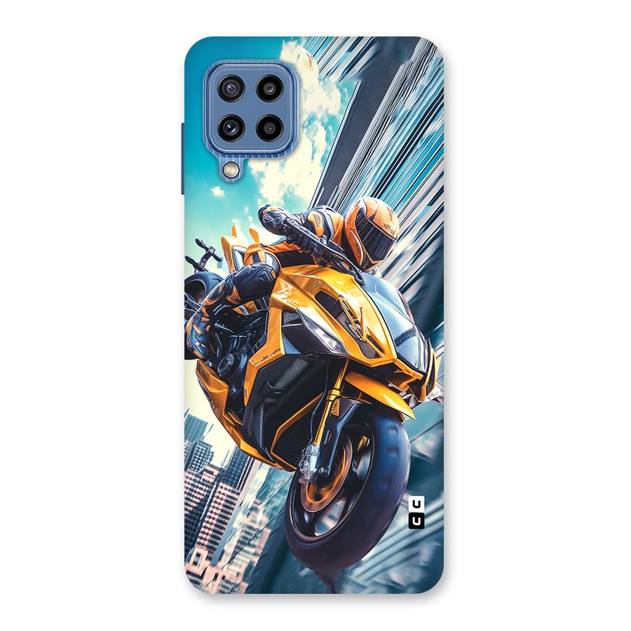 Super Bike Falling Back Case for Galaxy M32