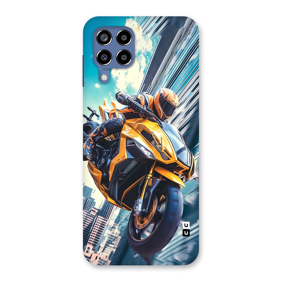 Super Bike Falling Back Case for Galaxy M53 5G