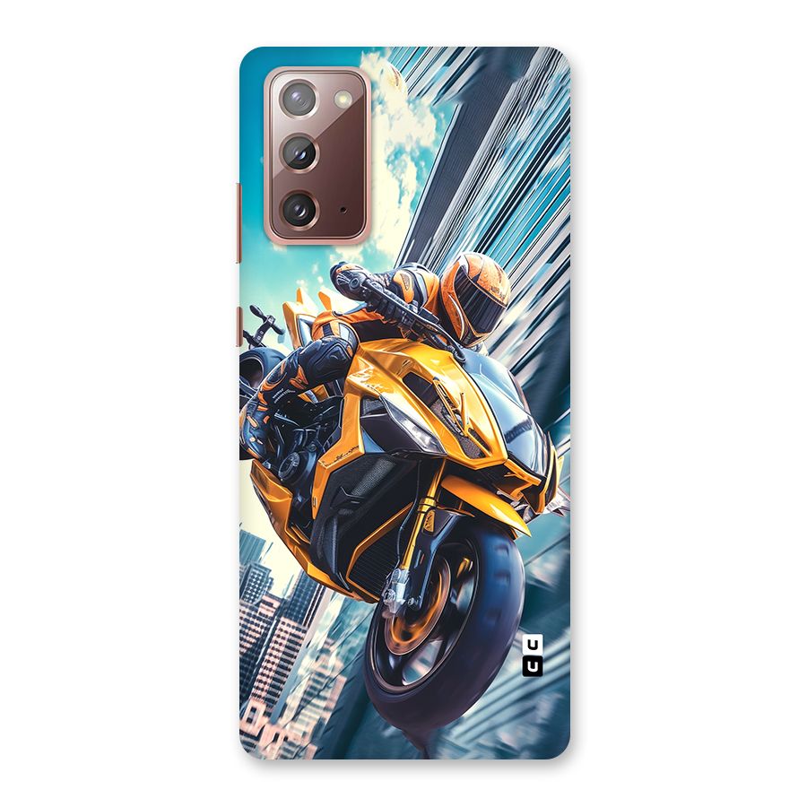 Super Bike Falling Back Case for Galaxy Note 20