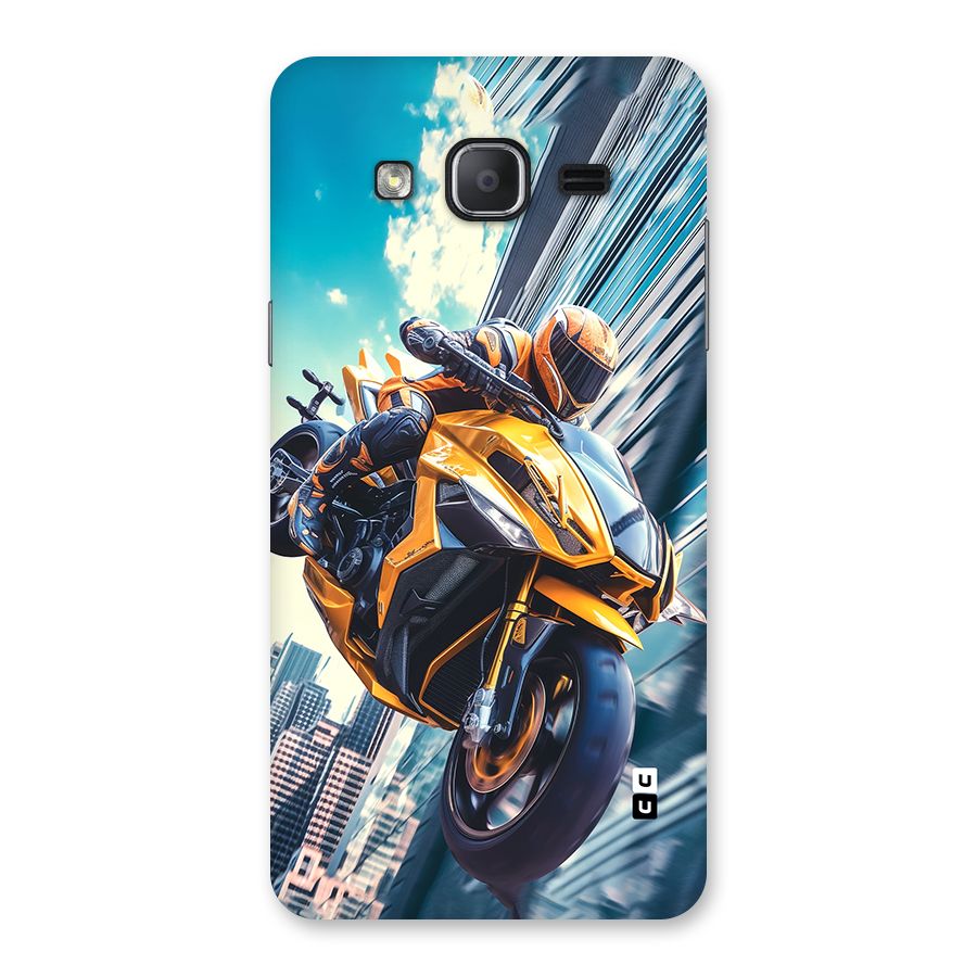Super Bike Falling Back Case for Galaxy On7 2015