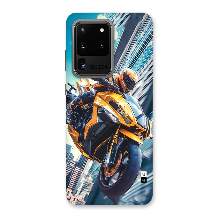 Super Bike Falling Back Case for Galaxy S20 Ultra