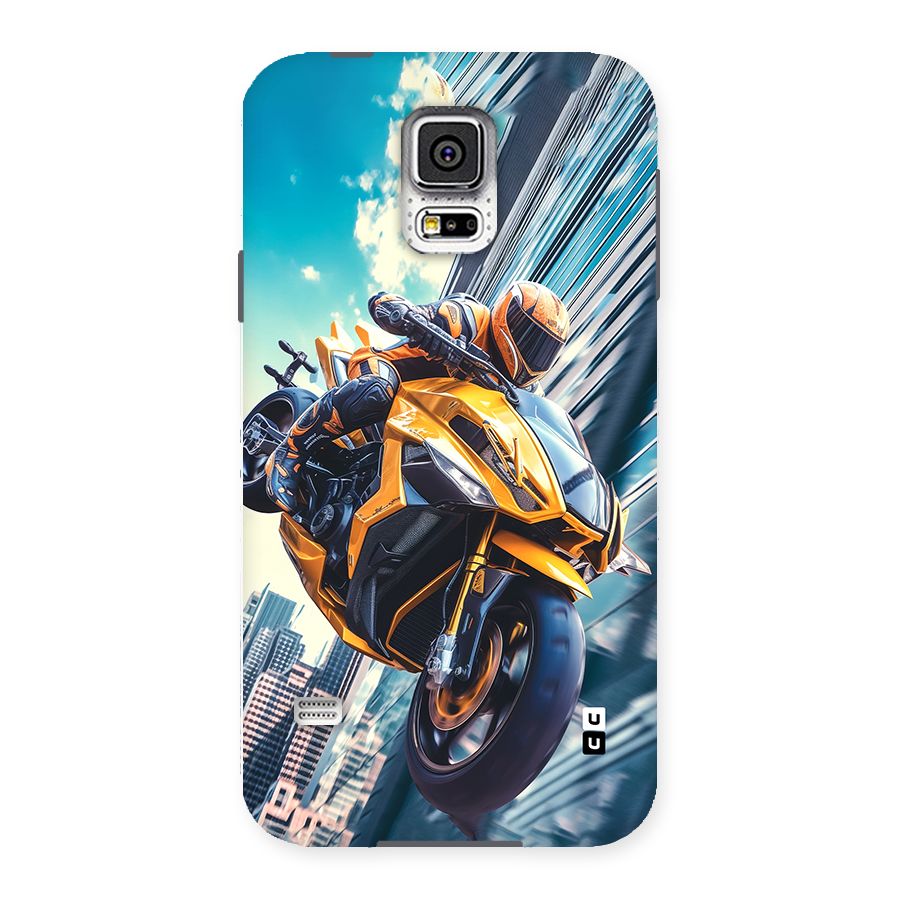 Super Bike Falling Back Case for Galaxy S5